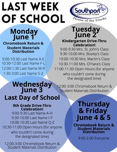 last week of school